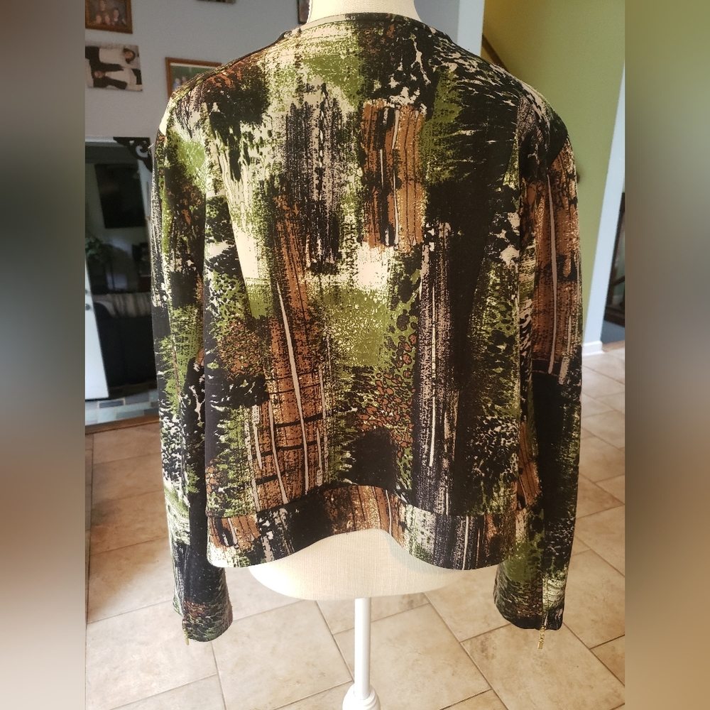Multicolor zip up jacket/bomber - Picture 6 of 7